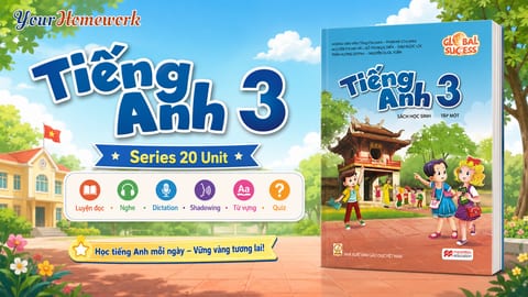 Tiếng Anh lớp 3 – Luyện đọc, nghe và từ vựng theo 20 Unit
